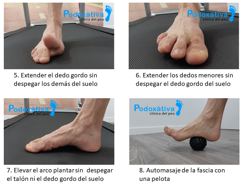 Otros ejercicios para fortalecer la musculatura intrínseca del pie y la fascia