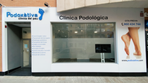 fachada de la clínica podológica en xátiva